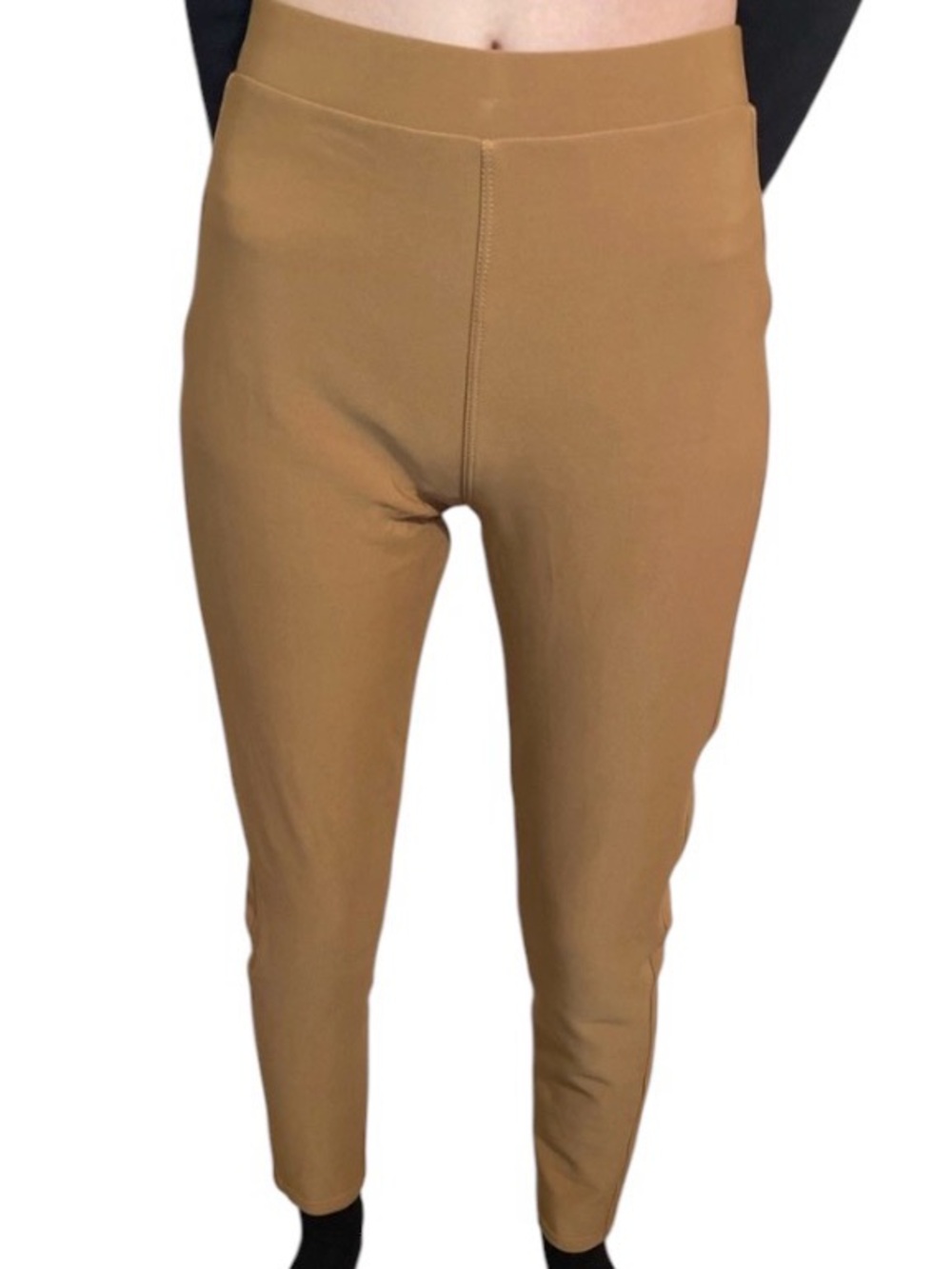 New Mix Slim High-Waist Ankle Pants in Camel size S/M stretchy comfy